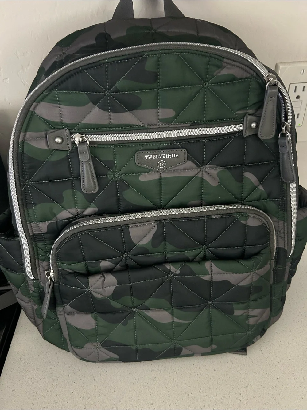 TwelveLittle Companion Diaper Bag Backpack Camouflage